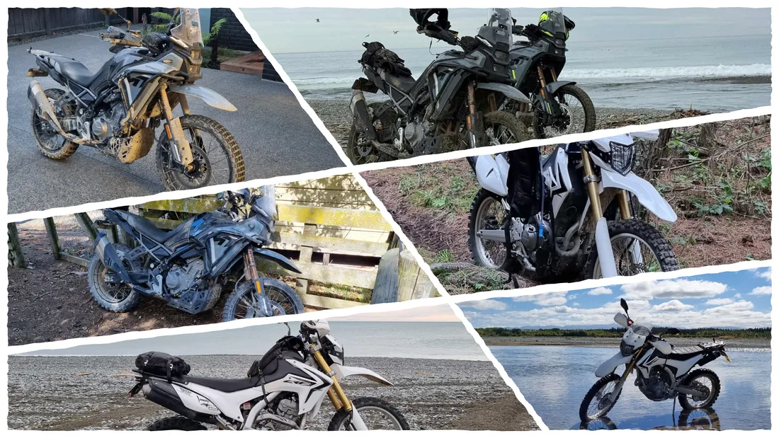 A collage of the bikes